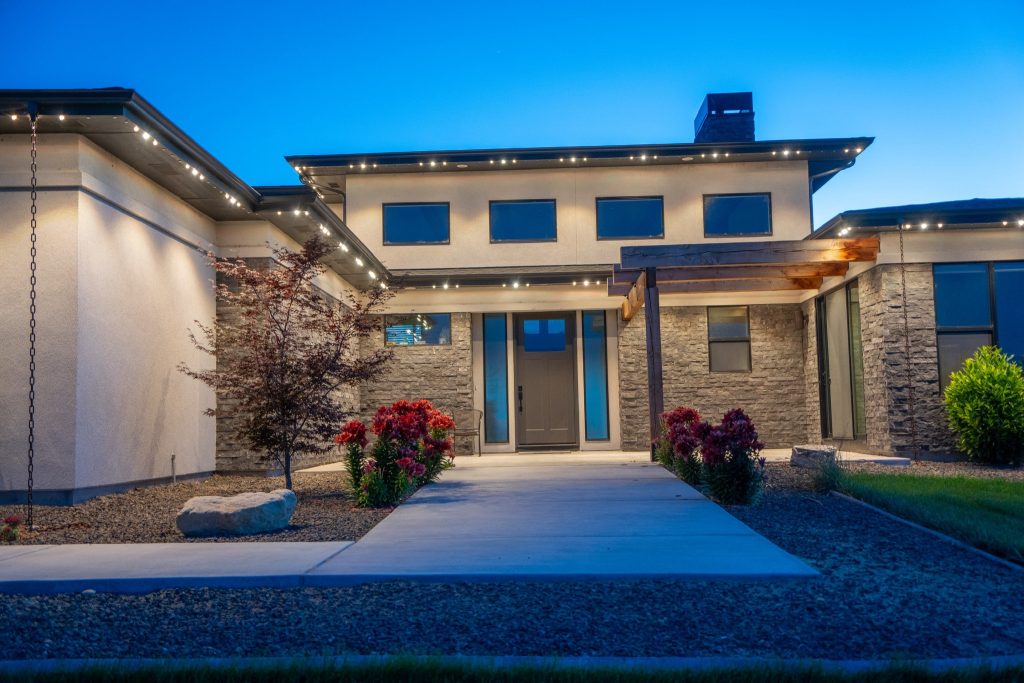 Modern Austin Home — Permanent LED Roofline